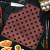 Brown And Black Polka Dot Men's Apron-grizzshop