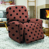 Brown And Black Polka Dot Recliner Cover-grizzshop