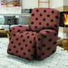 Brown And Black Polka Dot Recliner Cover-grizzshop