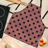 Brown And Black Polka Dot Women's Apron-grizzshop