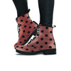 Brown And Black Polka Dot Women's Boots-grizzshop