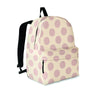 Brown And Cream Polka Dot Backpack-grizzshop