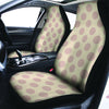 Brown And Cream Polka Dot Car Seat Covers-grizzshop