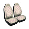 Brown And Cream Polka Dot Car Seat Covers-grizzshop