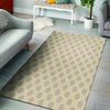 Brown And Cream Polka Dot Floor Mat-grizzshop