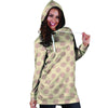 Brown And Cream Polka Dot Hoodie Dress-grizzshop