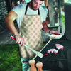 Brown And Cream Polka Dot Men's Apron-grizzshop