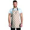 Brown And Cream Polka Dot Men's Apron-grizzshop