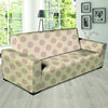 Brown And Cream Polka Dot Sofa Cover-grizzshop