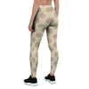 Brown And Cream Polka Dot Women's Leggings-grizzshop