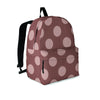 Brown And Tan Polka Dot Backpack-grizzshop