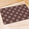 Brown And Tan Polka Dot Door Mat-grizzshop