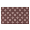 Brown And Tan Polka Dot Door Mat-grizzshop