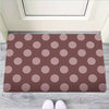 Brown And Tan Polka Dot Door Mat-grizzshop