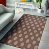 Brown And Tan Polka Dot Floor Mat-grizzshop