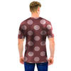 Brown And Tan Polka Dot Men T Shirt-grizzshop