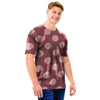 Brown And Tan Polka Dot Men T Shirt-grizzshop