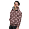 Brown And Tan Polka Dot Men's Hoodie-grizzshop