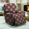 Brown And Tan Polka Dot Recliner Cover-grizzshop