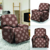 Brown And Tan Polka Dot Recliner Cover-grizzshop