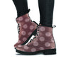 Brown And Tan Polka Dot Women's Boots-grizzshop