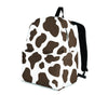 Brown And White Cow Print Backpack-grizzshop