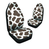 Brown And White Cow Print Car Seat Covers-grizzshop