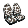 Brown And White Cow Print Car Seat Covers-grizzshop