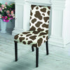 Brown And White Cow Print Chair Cover-grizzshop