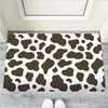 Brown And White Cow Print Door Mat-grizzshop