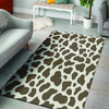 Brown And White Cow Print Floor Mat-grizzshop