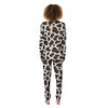 Brown And White Cow Print Women's Pajamas-grizzshop