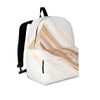 Brown Beige Marble Backpack-grizzshop