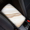 Brown Beige Marble Car Console Cover-grizzshop