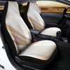 Brown Beige Marble Car Seat Covers-grizzshop