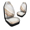 Brown Beige Marble Car Seat Covers-grizzshop