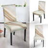 Brown Beige Marble Chair Cover-grizzshop