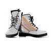 Brown Beige Marble Men's Boots-grizzshop