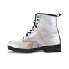 Brown Beige Marble Men's Boots-grizzshop