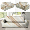 Brown Beige Marble Sofa Cover-grizzshop