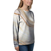 Brown Beige Marble Women's Sweatshirt-grizzshop