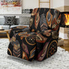 Brown Boho Peacock Dream Catcher Feather Recliner Cover-grizzshop