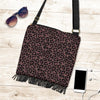 Brown Cheetah Leopard Pattern Print Crossbody Bags-grizzshop