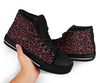 Brown Cheetah Leopard Pattern Print Men Women's High Top Shoes-grizzshop