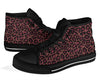 Brown Cheetah Leopard Pattern Print Men Women's High Top Shoes-grizzshop