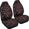 Load image into Gallery viewer, Brown Cheetah Leopard Pattern Print Universal Fit Car Seat Cover-grizzshop