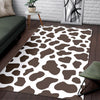 Brown Cow Pattern Print Floor Mat-grizzshop