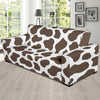 Brown Cow Pattern Print Sofa Covers-grizzshop