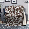 Brown Cow Print Pattern Blanket-grizzshop