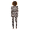 Brown Cow Print Pattern Women's Pajamas-grizzshop